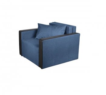 Кресло-кровать Милена с подлокотниками Синий в Сысерти - sysert.mebel-74.com | фото