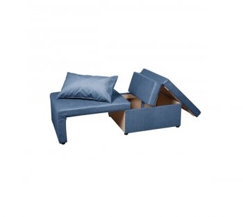 Кресло-кровать Милена Синий в Сысерти - sysert.mebel-74.com | фото