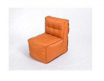 Модульное кресло Комфорт Колор прямое оранжевое в Сысерти - sysert.mebel-74.com | фото