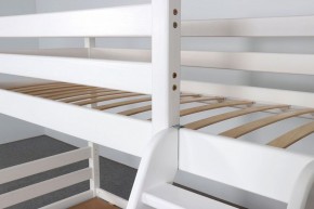 АДЕЛЬ Кровать двухъярусная с наклонной лестницей (белый) в Сысерти - sysert.mebel-74.com | фото
