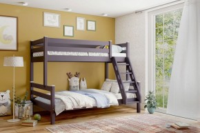 АДЕЛЬ Кровать двухъярусная с наклонной лестницей (лаванда) в Сысерти - sysert.mebel-74.com | фото