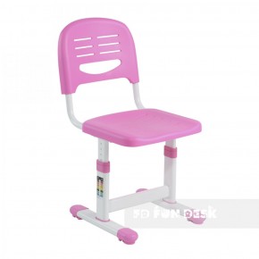Комплект парта + стул трансформеры Cantare Pink в Сысерти - sysert.mebel-74.com | фото