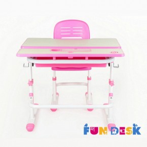 Парта-трансформер + стул Lavoro Pink в Сысерти - sysert.mebel-74.com | фото
