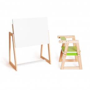 Детская растущая парта и стул Я САМ "Краски" (Зеленый) в Сысерти - sysert.mebel-74.com | фото