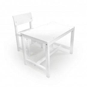Детский растущий комплект стол и стул Я САМ "Лофт" (Белый, Белый) в Сысерти - sysert.mebel-74.com | фото