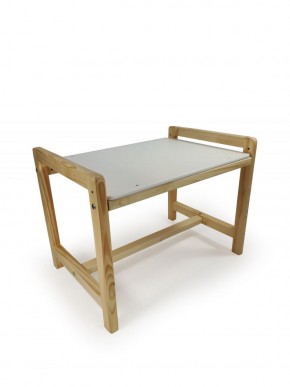 Детский растущий комплект стол и стул  Я САМ "Лофт" (Белый, Сосна) в Сысерти - sysert.mebel-74.com | фото
