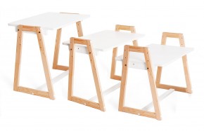 Детский растущий стол 3в1 (стол+парта+мольберт) Я САМ "Лофт" (Белый) в Сысерти - sysert.mebel-74.com | фото