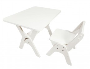 Детский растущий стол-парта и стул Я САМ "Умка" (Белый) в Сысерти - sysert.mebel-74.com | фото