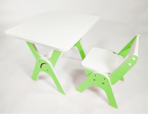Детский растущий стол-парта и стул Я САМ "Умка" (Зеленый) в Сысерти - sysert.mebel-74.com | фото