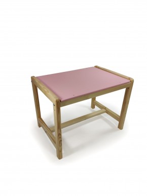 Детский растущий стол Я САМ "Лофт" (Розовый, Сосна) в Сысерти - sysert.mebel-74.com | фото