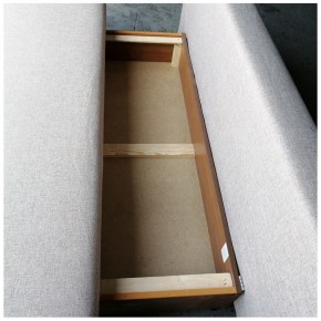 Диван-кровать Комфорт без подлокотников BALTIC AZURE (2 подушки) в Сысерти - sysert.mebel-74.com | фото