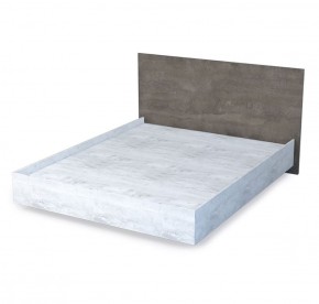 Эго Кровать 1,6 арт.031-М1, б/матр., (бетон светлый/камень темный) в Сысерти - sysert.mebel-74.com | фото