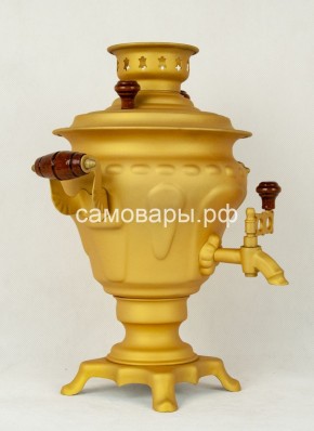 Электрический самовар "Русское золото" матовая груша на 2 литра (Ограниченная серия) в Сысерти - sysert.mebel-74.com | фото
