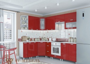 Кухонный гарнитур СВ Модерн 1550/2450 в Сысерти - sysert.mebel-74.com | фото