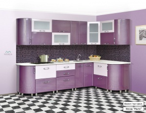 Кухонный гарнитур Ника-1 Мыло 2700*1500 в Сысерти - sysert.mebel-74.com | фото