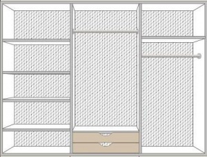 Спальный гарнитур Роза (шкаф 6-ти дверный) в Сысерти - sysert.mebel-74.com | фото