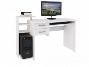 Компьютерный стол №12 (Анкор белый) в Сысерти - sysert.mebel-74.com | фото