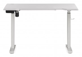 Компьютерный стол Маркос с механизмом подъема 120х75х75 белый / шагрень белая в Сысерти - sysert.mebel-74.com | фото