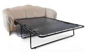 Комплект мягкой мебели Lara 3-1-1 с раскладным механизмом (бежевый/золото) в Сысерти - sysert.mebel-74.com | фото