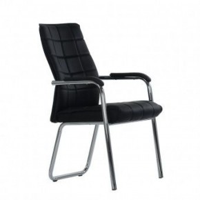 Кресло Barneo K-14 для посетителей и переговорных (черный) в Сысерти - sysert.mebel-74.com | фото