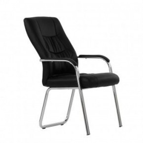 Кресло Barneo K-15 для посетителей и переговорных (черный) в Сысерти - sysert.mebel-74.com | фото