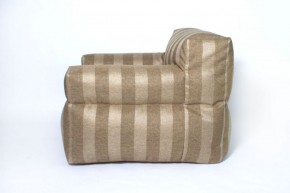 Кресло бескаркасное Уют полоса (Коричневый) в Сысерти - sysert.mebel-74.com | фото