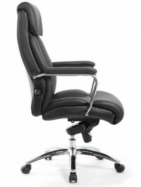 Кресло BRABIX PREMIUM "Phaeton EX-502" (кожа с компаньоном, хром, черное) 530882 в Сысерти - sysert.mebel-74.com | фото