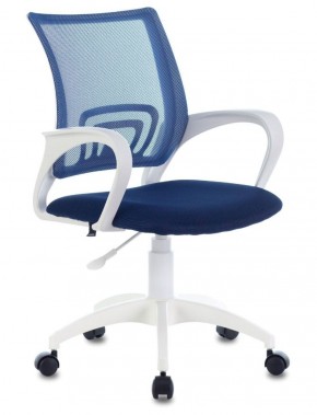 Кресло BRABIX "Fly MG-396W" (белый/темно-синее) 532399 в Сысерти - sysert.mebel-74.com | фото