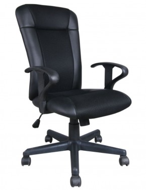 Кресло BRABIX "Optima MG-370" (экокожа/ткань, черное) 531580 в Сысерти - sysert.mebel-74.com | фото