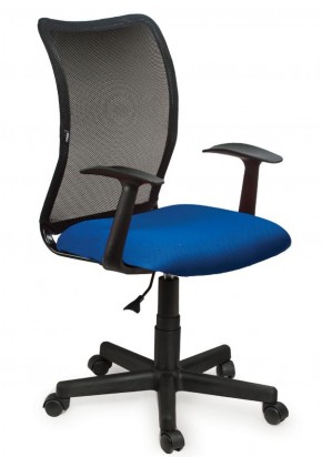 Кресло BRABIX "Spring MG-307", с подлокотниками, комбинированное синее/черное TW, 531404 в Сысерти - sysert.mebel-74.com | фото