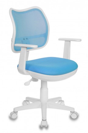 Кресло детское Бюрократ CH-W797/LB/TW-55 голубой в Сысерти - sysert.mebel-74.com | фото