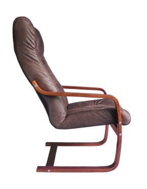 Кресло для отдыха (пружинка) Магнат 102-З-Ш замша ШОКОЛАД в Сысерти - sysert.mebel-74.com | фото