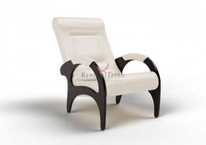 Кресло для отдыха Римини 19-К-КР (экокожа/венге) КРЕМ в Сысерти - sysert.mebel-74.com | фото