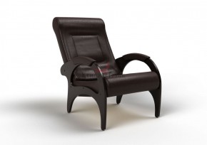 Кресло для отдыха Римини 19-К-В (экокожа/венге) ВЕНГЕ в Сысерти - sysert.mebel-74.com | фото