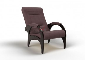 Кресло для отдыха Римини 19-Т-КМ (ткань/венге) КОФЕ С МОЛОКОМ в Сысерти - sysert.mebel-74.com | фото