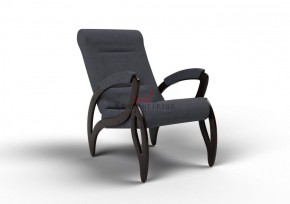 Кресло для отдыха Зельден 20-Т-ГР (ткань/венге) ГРАФИТ в Сысерти - sysert.mebel-74.com | фото