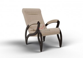 Кресло для отдыха Зельден 20-Т-П (ткань/венге) ПЕСОК в Сысерти - sysert.mebel-74.com | фото