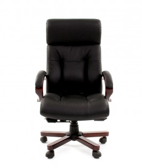 Кресло для руководителя CHAIRMAN  421 (Натуральная кожа) Черное в Сысерти - sysert.mebel-74.com | фото