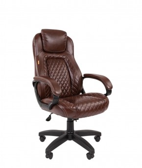 Кресло для руководителя  CHAIRMAN 432 (Экокожа коричневая) в Сысерти - sysert.mebel-74.com | фото