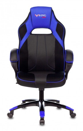 Кресло игровое Бюрократ VIKING 2 AERO BLUE черный/синий в Сысерти - sysert.mebel-74.com | фото