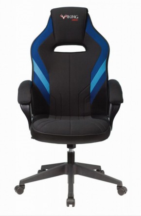 Кресло игровое Бюрократ VIKING 3 AERO BLUE черный/синий в Сысерти - sysert.mebel-74.com | фото