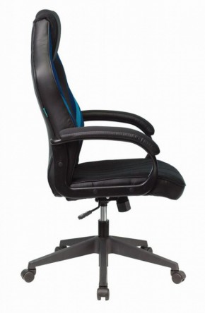 Кресло игровое Бюрократ VIKING 3 AERO BLUE черный/синий в Сысерти - sysert.mebel-74.com | фото