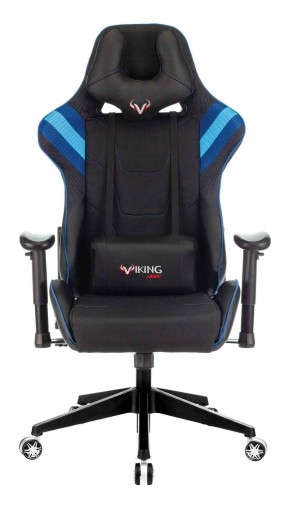Кресло игровое Бюрократ VIKING 4 AERO BLUE черный/синий в Сысерти - sysert.mebel-74.com | фото