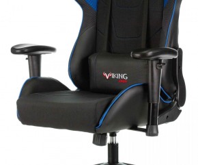 Кресло игровое Бюрократ VIKING 4 AERO BLUE черный/синий в Сысерти - sysert.mebel-74.com | фото