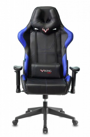 Кресло игровое Бюрократ VIKING 5 AERO BLUE черный/синий в Сысерти - sysert.mebel-74.com | фото