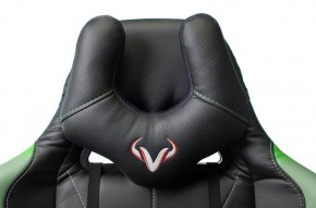Кресло игровое Бюрократ VIKING 5 AERO LGREEN черный/салатовый в Сысерти - sysert.mebel-74.com | фото