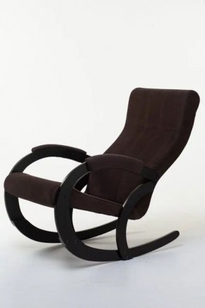 Кресло-качалка КОРСИКА 34-Т-AC (кофе) в Сысерти - sysert.mebel-74.com | фото