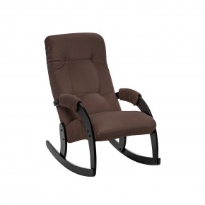 Кресло-качалка Модель 67 Венге, ткань V 26 в Сысерти - sysert.mebel-74.com | фото