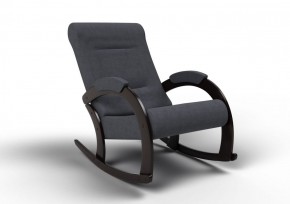 Кресло-качалка Венето 13-Т-ГР (ткань/венге) ГРАФИТ в Сысерти - sysert.mebel-74.com | фото