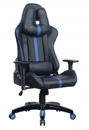 Кресло компьютерное BRABIX "GT Carbon GM-120" (черное/синее) 531930 в Сысерти - sysert.mebel-74.com | фото